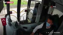 Otobüs şoföründen örnek davranış