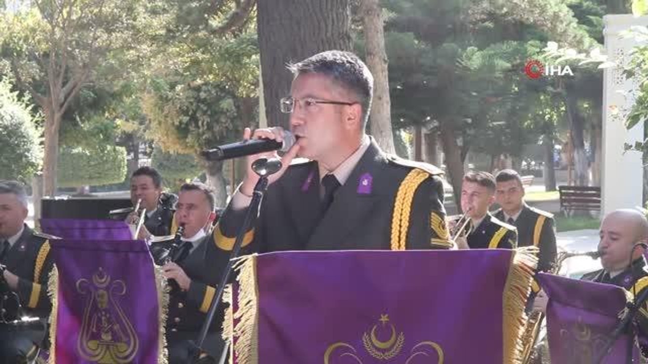 Hatay'da 6. Kolordu Komutanlığı Bölge Bando Komutanlığı konser verdi
