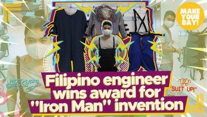 Filipino wins award for "Iron Man" invention | Make Your Day