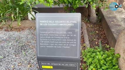 El panteón de los 700 héroes de Filipinas y Cuba languidece olvidado en la Barcelona de Colau