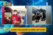 Callao:  fiscalizadores son acusados de agredir a mototaxista