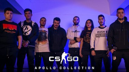 Gaules, fnx, pan e mais se reúnem em lançamento de coleção de roupas de CS:GO de Fallen