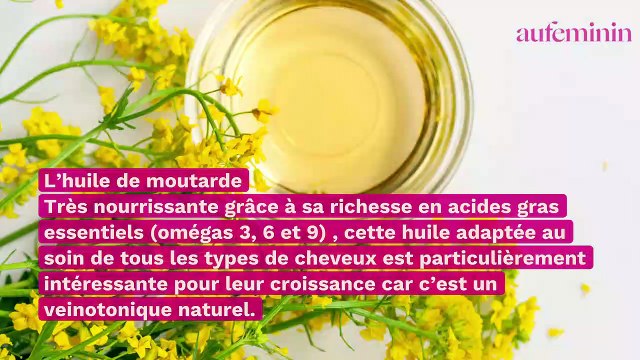 6 huiles végétales indispensables pour faire pousser vos cheveux plus vite