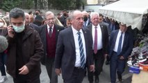 Memleket Partisi Genel Başkanı İnce, İstanbul'da esnaf ziyaretlerinde bulundu