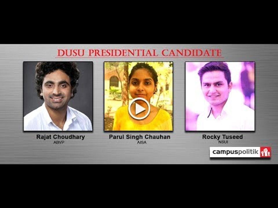 DUSU Presidential candidate square off