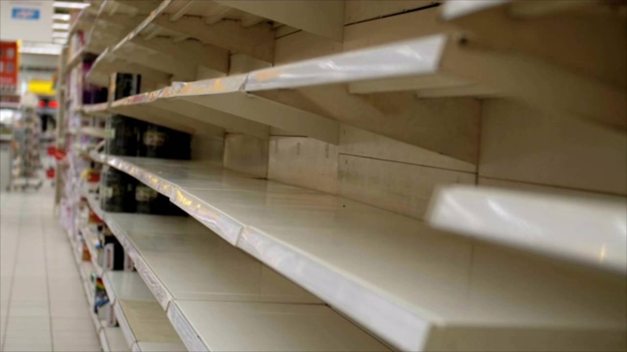 British Grocery Stores Are Stocking Empty Shelv...