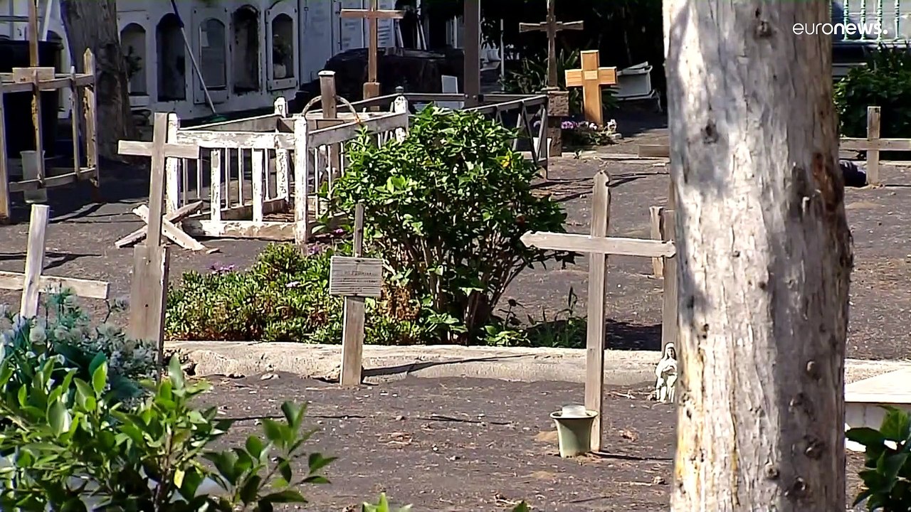 La Palma: Lava bedroht Friedhof mit 5000 Gräbern