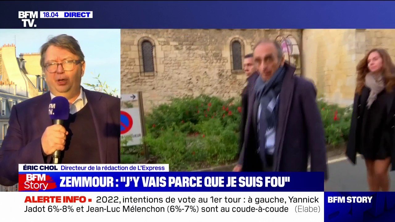 Éric Chol: "En avril dernier lorsqu'il a réuni ses amis (...), Éric Zemmour leur a dit 'je vais y aller parce ce que je suis fou'"