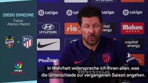 Atleticos Simeone auf der Suche nach Balance