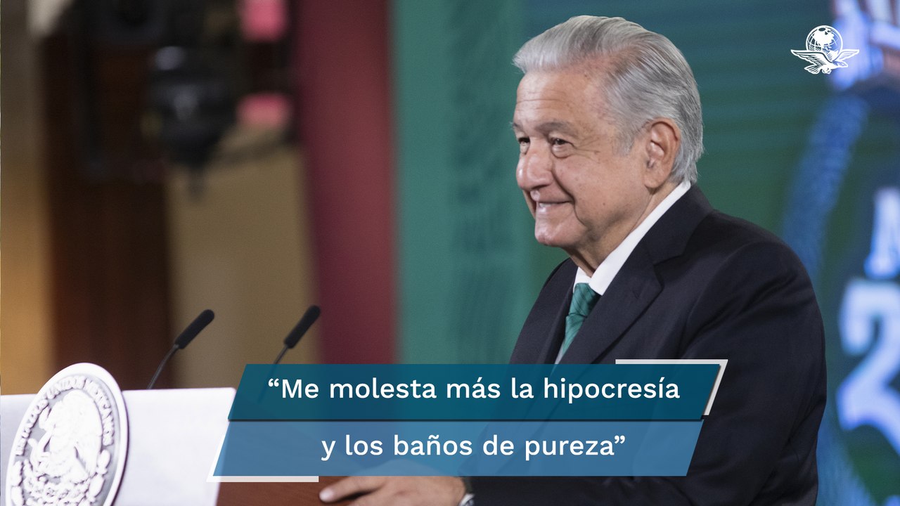 El distintivo de los panistas es que son corruptos hipócritas, dice AMLO