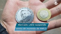 Moneda con el rostro de AMLO sale a la venta en 100 pesos