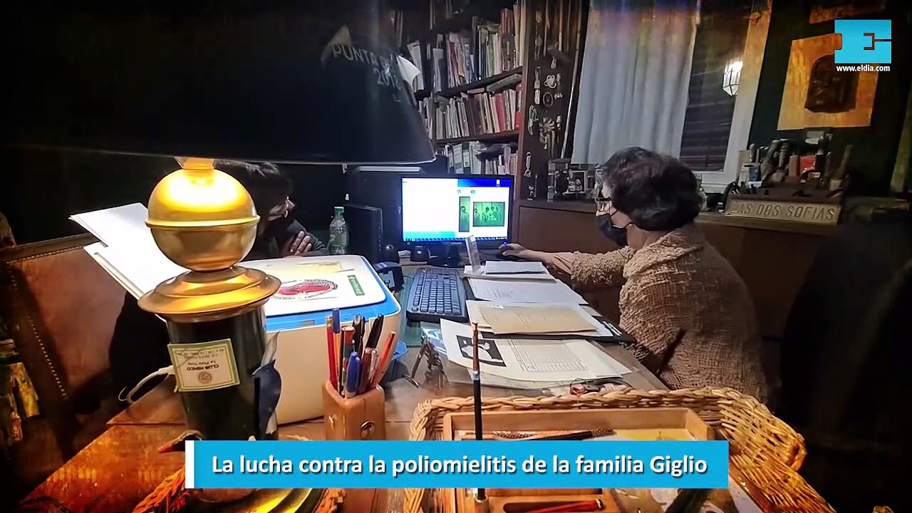 La lucha contra la poliomielitis de la familia Giglio