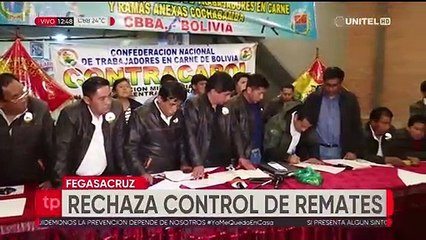 Fegasacruz rechaza acuerdo que plantea cierre de centros de remate