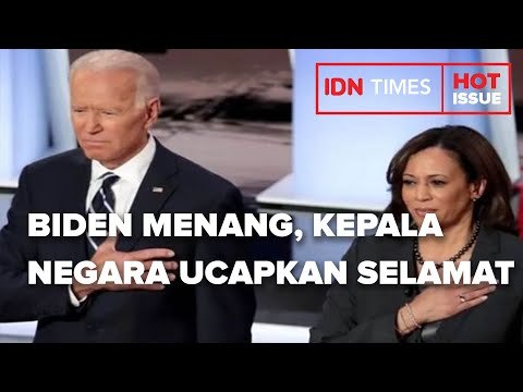 BIDEN MENANG PILPRES AS, KEPALA NEGARA RAMAI-RAMAI UCAPKAN SELAMAT