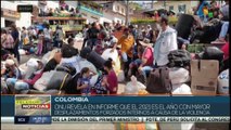 teleSUR Noticias 15:30 27-10: 2021 año con más desplazamientos forzados en Colombia