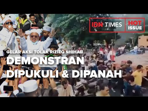 Gelar Aksi Tolak Rizieq Shihab, Demonstran Dipukuli dan Dipanah