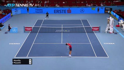 Vienne - Gaël Monfils sort Lorenzo Musetti