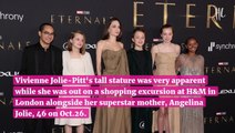 Vivienne Jolie-Pitt, 13, Is Nearly As Tall As Mom Angelina Jolie On London Shopping Date