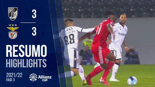Highlights: Vitória SC 3-3 Benfica (Taça da Liga 21/22 - Fase 3 - Jornada 2)