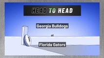 Georgia Bulldogs at Florida Gators: Over/Under