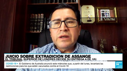 Carlos Poveda: "Esperamos que se analice la afectación de los derechos humanos de Assange"