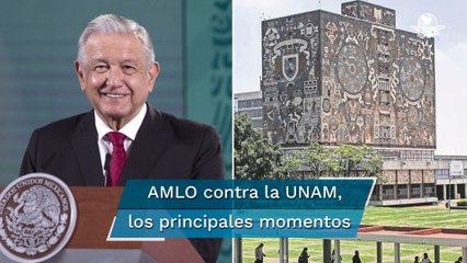 Cinco días seguidos de "pequeños cuestionamientos" y 6 frases de AMLO sobre la UNAM