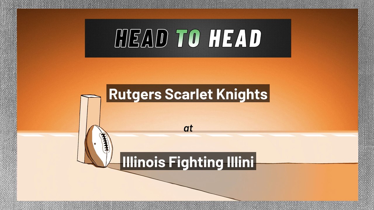 Rutgers Scarlet Knights at Illinois Fighting Illini: Spread