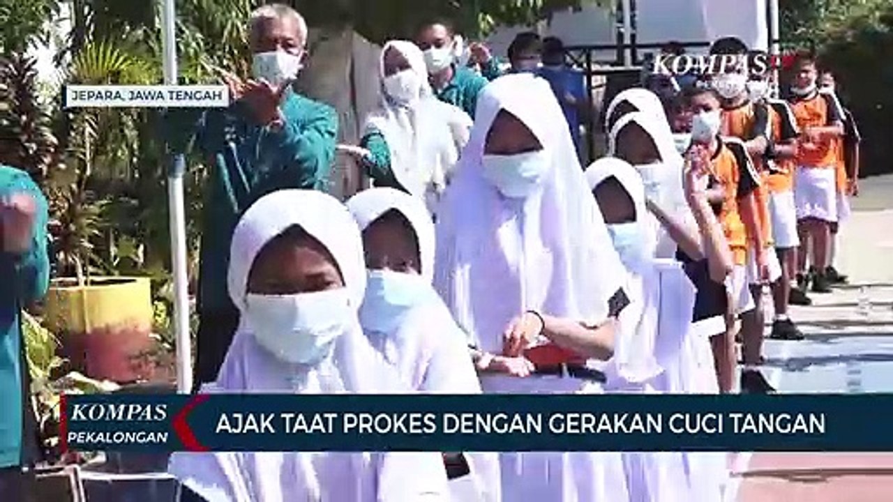 Ajak Taat Prokes dengan Gerakan Mencuci Tangan