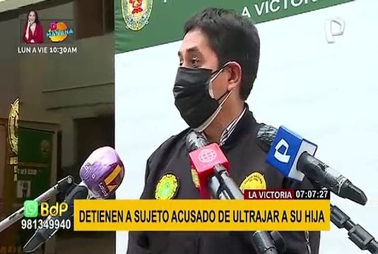 Sujeto acusado de violar a su hija adolescente fue detenido en La Victoria