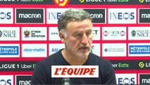 Galtier : «De la frustration» - Foot - L1 - Nice