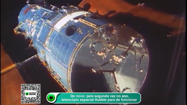De novo pela segunda vez no ano, telescópio espacial Hubble para de funcionar
