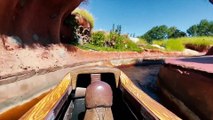 Splash Mountain Log Flume (Disneyland Theme Park, California) - Dark Ride POV Video - Front Row
