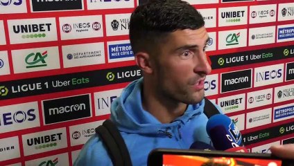 La déception d'Alvaro après son match contre Nice