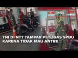 TNI DI NTT TAMPAR PETUGAS SPBU KARENA TIDAK MAU ANTRE