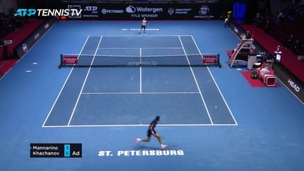 Saint-Pétersbourg - Mannarino sort d'entrée