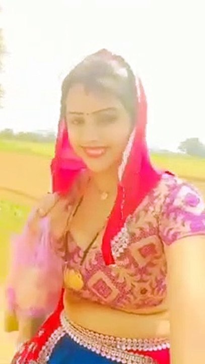 Beautiful girl on road with nice song.