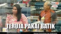 Ahli Parlimen teruja pakai batik, berpantun di Dewan Rakyat