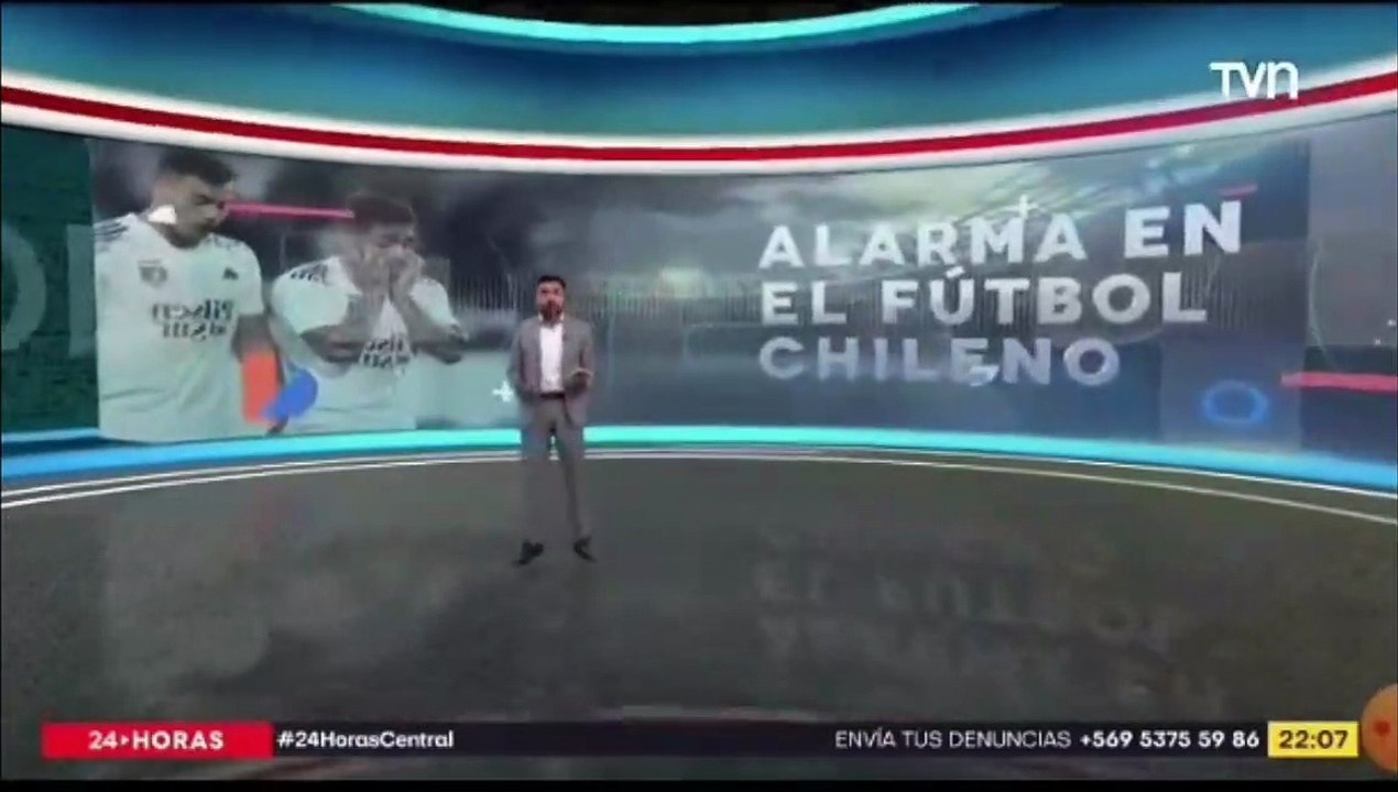 Positivo de Colo Colo jugó el partido con sintomas - TVN