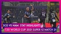 SCO vs NAM Stat Highlights T20 World Cup 2021: Namibia Registers 4 Wicket Win