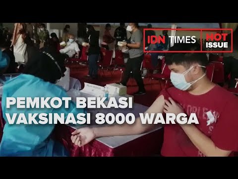 PEMKOT BEKASI VAKSINASI 8000 WARGA