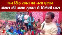 Uttarakhand Health Minister Dhan Singh Rawat Statement | जंगल के अलावा दुकानों में मिलेंगी घास