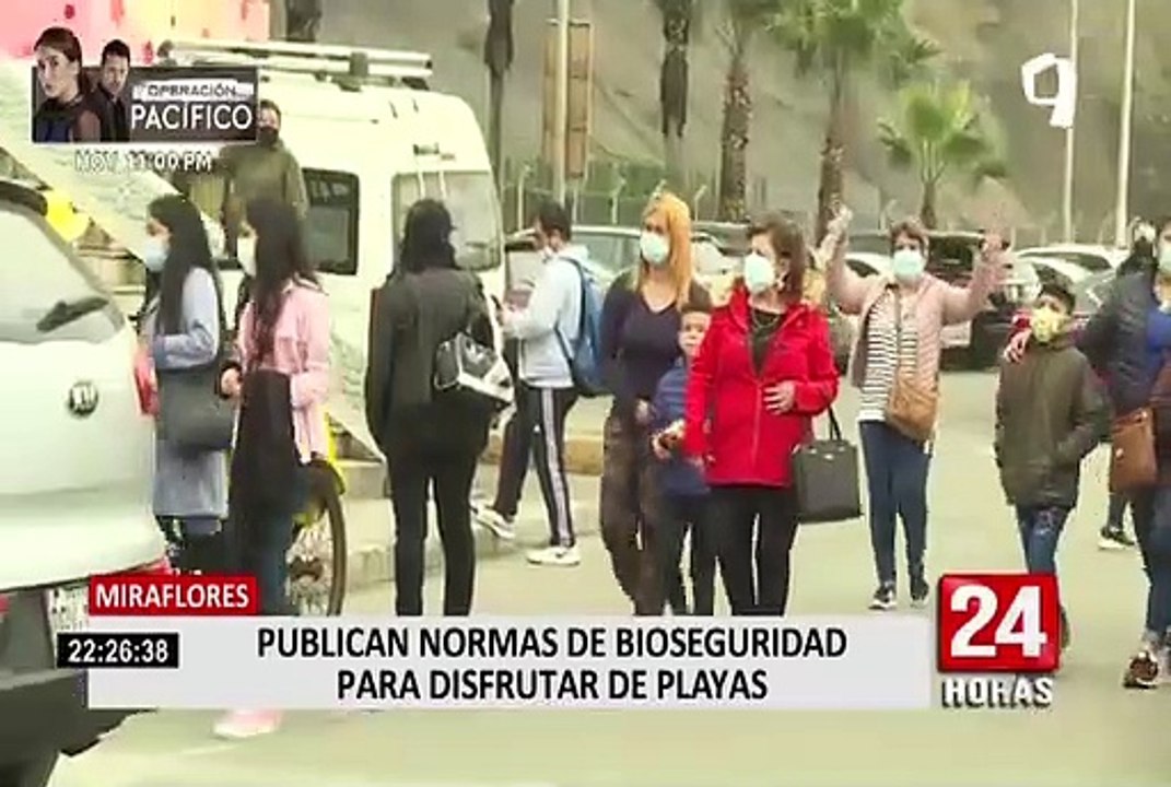 Miraflores: implementan protocolos de bioseguridad en las playas