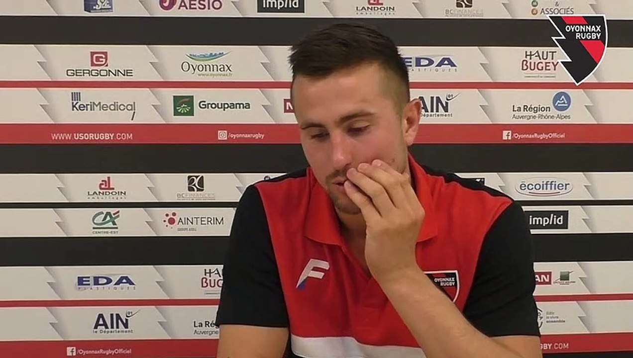 CONFERENCE DE PRESSE AVANT OYONNAX / BEZIERS