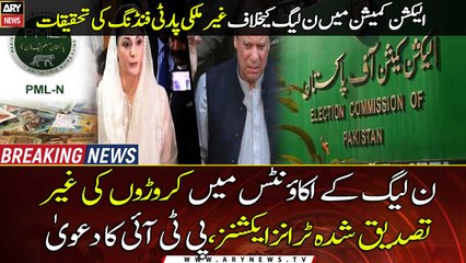 PTI claims millions of unverified transactions in PML-N accounts