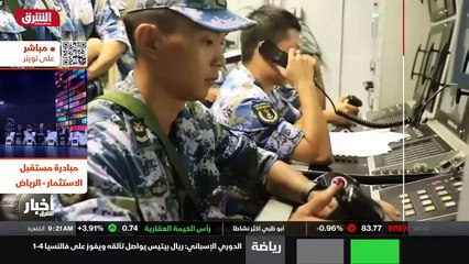 ...لقوات خفر السواحل مضيق تايوان بعد تدريبا...