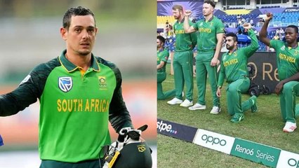 T20 World Cup 2021 : మద్దతు ఇవ్వడం ఇష్టం లేకే Quinton de Kock అలా చేశాడు..! || Oneindia Telugu