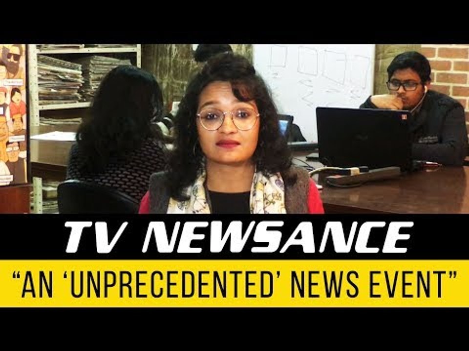 TV Newsance Episode 4: An ‘unprecedented’ news event