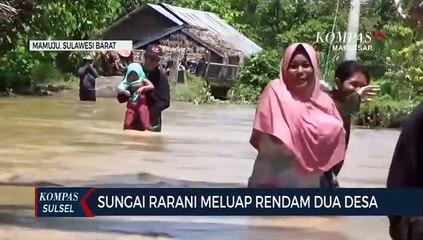 Sungai Rarani Meluap Rendam Dua Desa