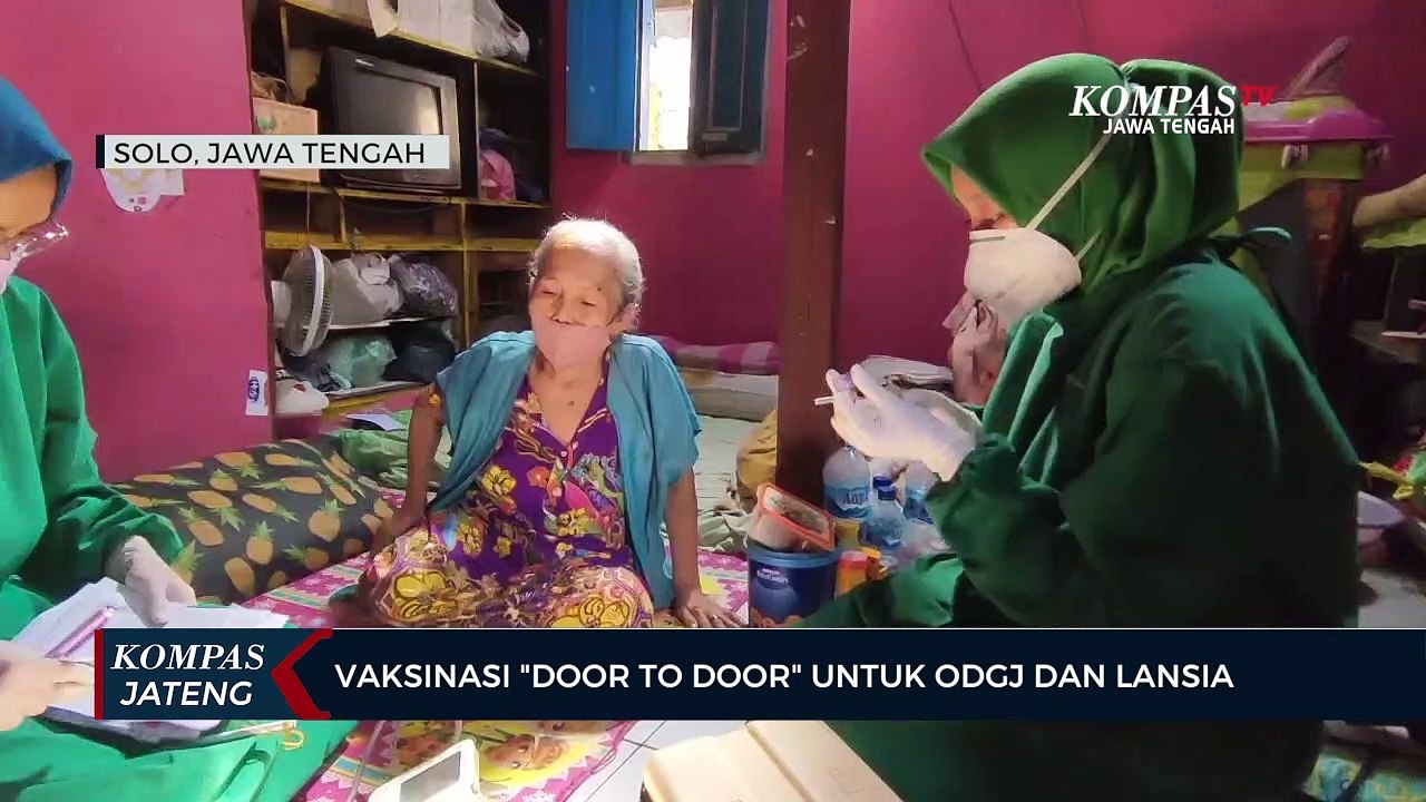 Vaksinasi Door To Door Untuk ODGJ dan Lansia