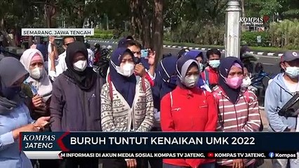 Buruh Tuntut UMK 2022 Naik di Atas 10 Persen